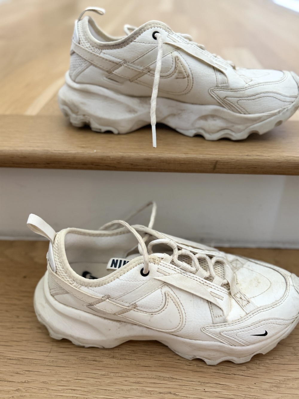 Nike sneakers with coordinates